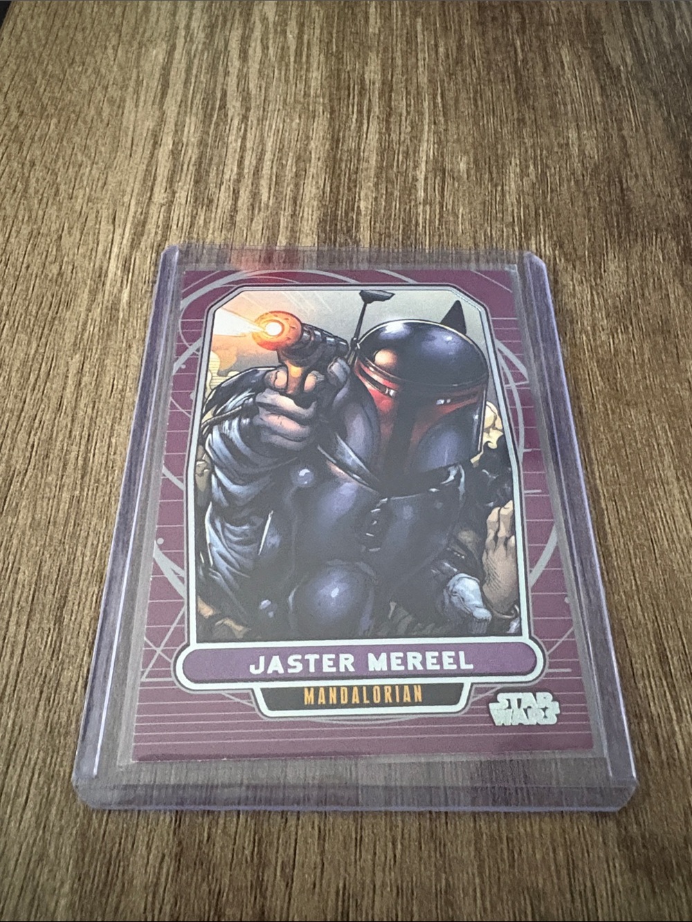 Star Wars Jaster Mereel Mandalorian Trading Card
